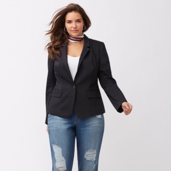 Lane Bryant Jackets & Blazers - NWT Lane Bryant The Modernist Black Blazer Size 20